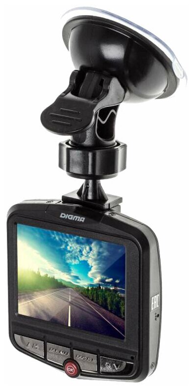 Видеорегистратор Digma FreeDrive OJO 2.4" 640x480 70° microSD microSDHC датчик движения USB черный - фото №10