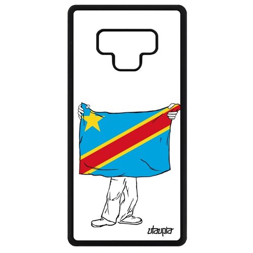 фото Чехол для смартфона galaxy note 9, "флаг конго киншаса с руками" туризм государственный utaupia