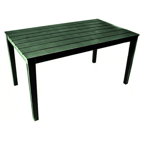 Стол прямоугольный 80x140см темно-зеленый