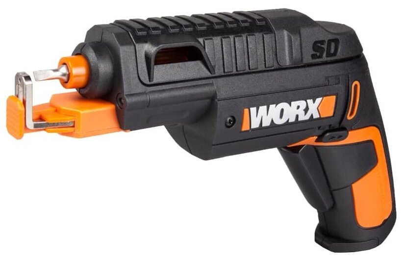 Отвертка WORX WX255 4V SD Slide Driver аккумуляторная с 1,5Ач батареей, 0,4А зарядкой и набором бит 6 шт.