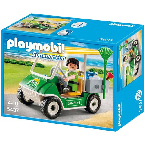 фото Набор с элементами конструктора playmobil summer fun 5437 сервисный автомобиль кемпинга