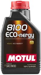 Синтетическое моторное масло Motul 8100 Eco-nergy 0W30, 1 л