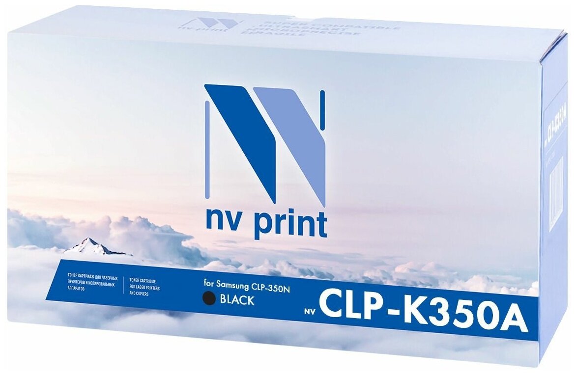 Картридж NV Print для Samsung CLP-350 Clp-k350a BK .