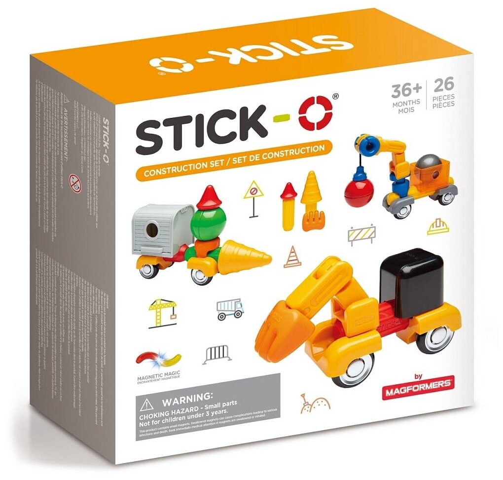 Магнитный конструктор Stick-O Construction Set