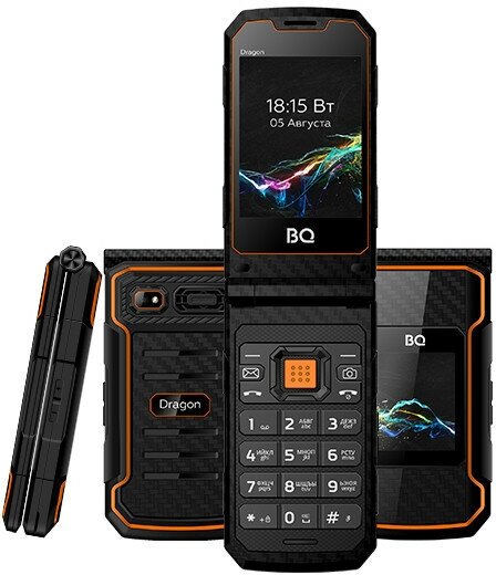Мобильный телефон (BQ-2822 Dragon Black/Orange)