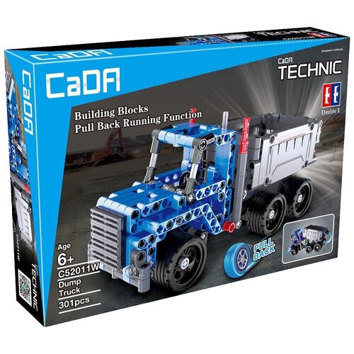 конструктор double eagle cada technic c51006w полицейский круизер 430 дет Конструктор Double Eagle CaDA Technic C52011W Самосвал, 301 дет.