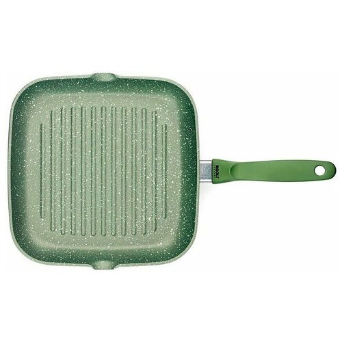 фото Сковорода-гриль risoli dr green 0094bdr/26gs, 26х26 см, зеленый