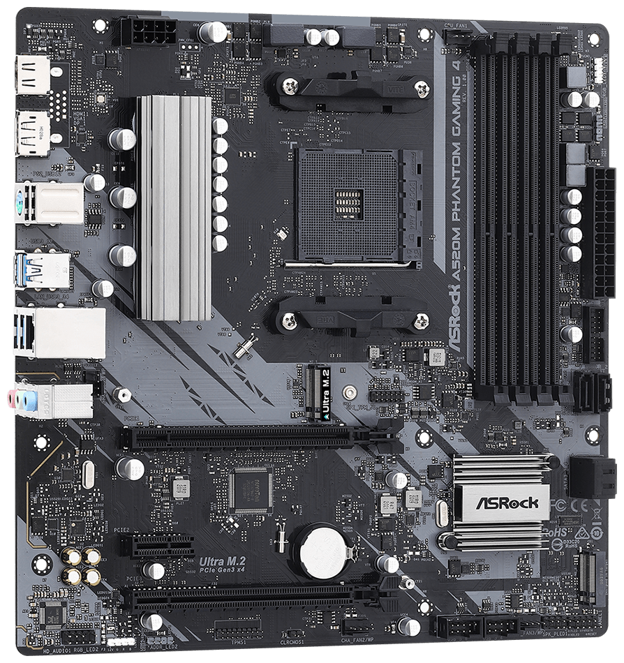 Материнская плата ASROCK A520M PHANTOM GAMING 4 (A520M PHANTOM GAMING 4)