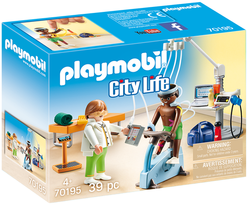 Конструктор Playmobil City Life 70195 Физиотерапевт, 39 дет.