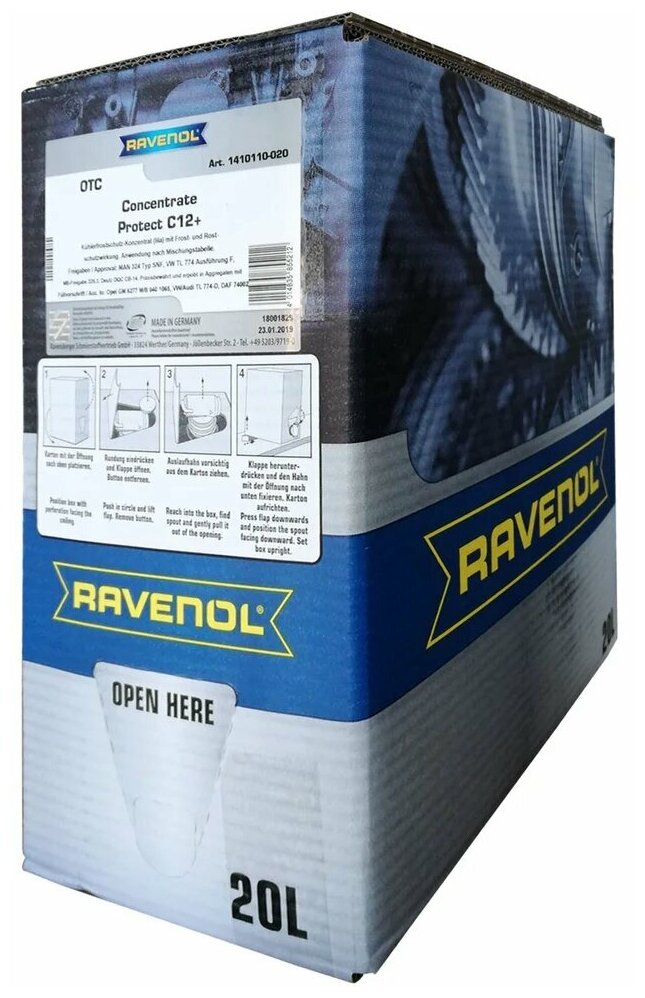 RAVENOL 4014835755451 Антифриз концентрат иа OTC Organic Technology Concentrate (5)