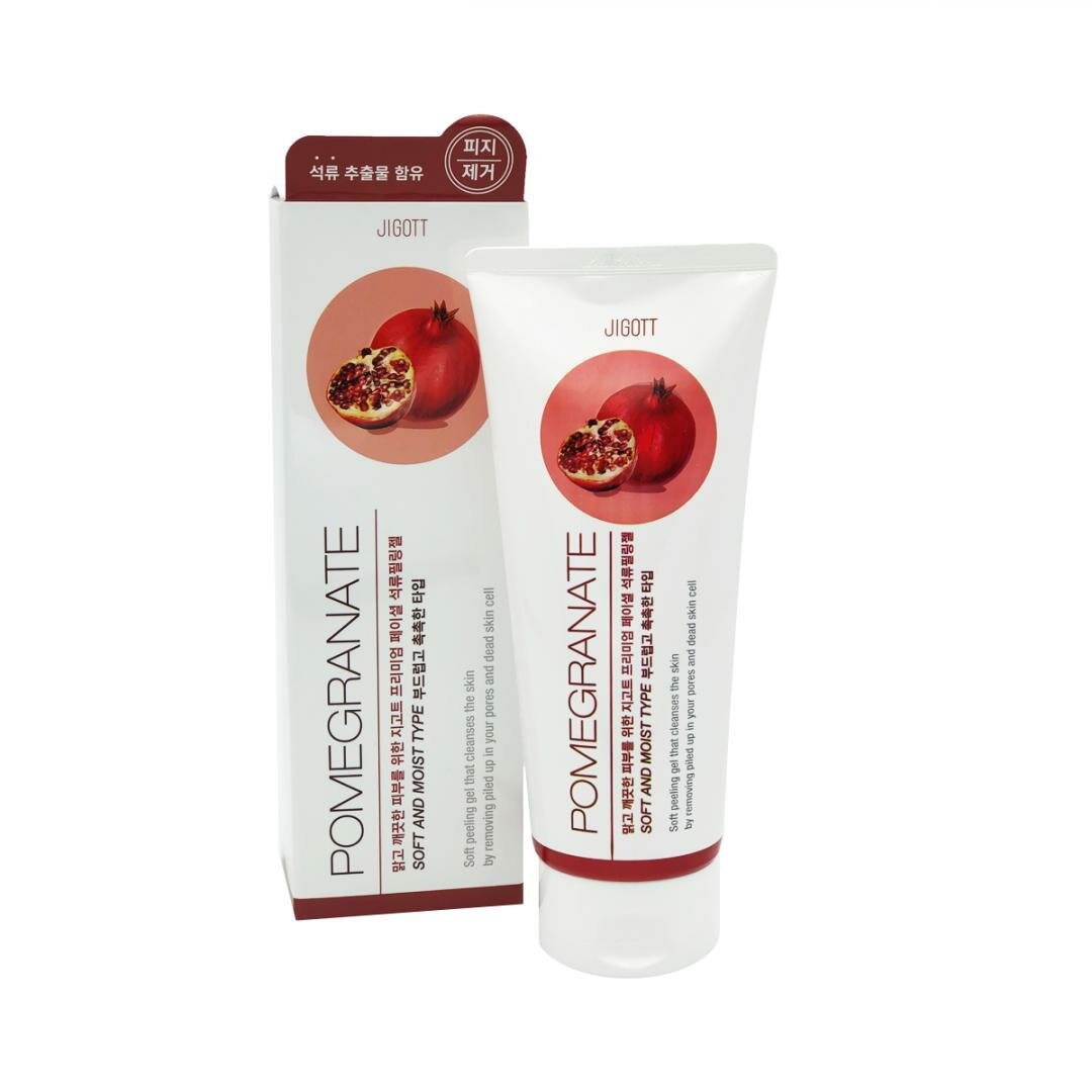 Пилинг-гель с экстрактом граната Jigott Premium Facial Pomegranate Peeling Gel - фото №17