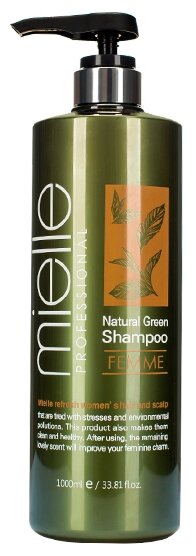 Mielle Professional шампунь для волос Natural Green Femme, 1000 мл