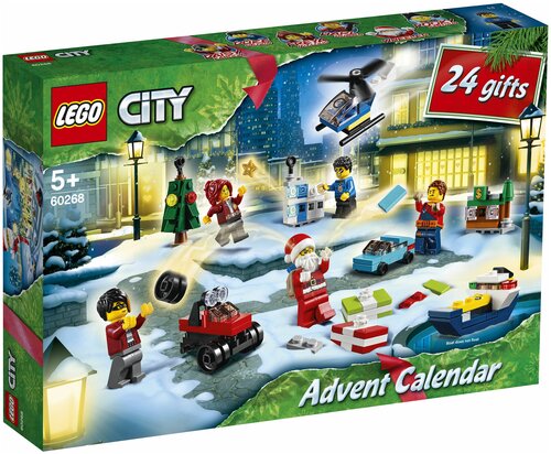 Конструктор LEGO City 60268 Новогодний календарь, 342 дет.