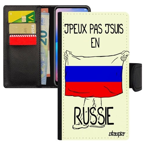 фото Чехол-книжка для мобильного iphone xr, "я в россии" флаг патриот utaupia