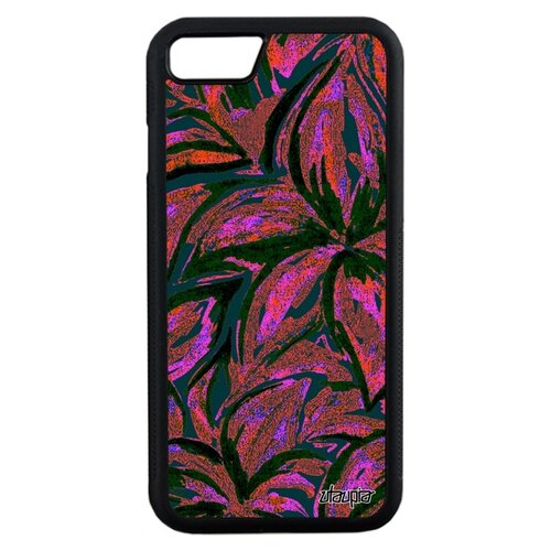 фото Чехол для смартфона iphone 8, "цветочный узор" рисунок фон utaupia