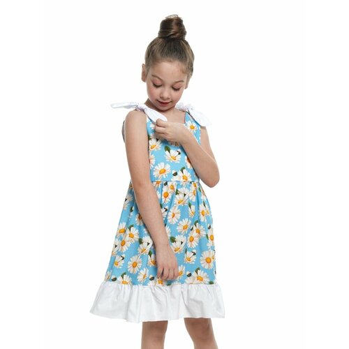 Платье Mini Maxi, хлопок, размер 104, мультиколор