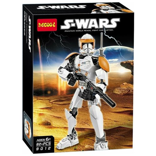 Jisi bricks (Decool) S-Wars 9012 Клон-коммандер Клоди, 82 дет.