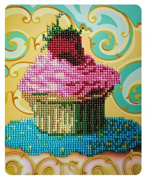 Color Kit Набор алмазной вышивки Красивый десерт (M010) 17х21 см