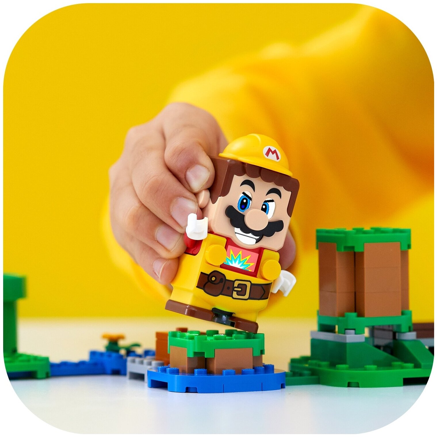 Конструктор LEGO Super Mario Марио-строитель - дополнительный набор, 10 деталей (71373) - фото №8