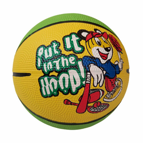 Мяч баскетбольный B32220-3 №3, (зелено/желтый)