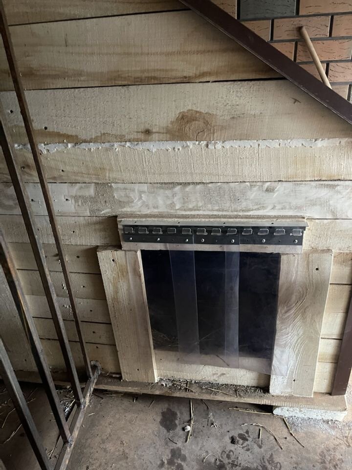 фото Шторка/дверь для собачьей конуры/силиконовая пвх завеса