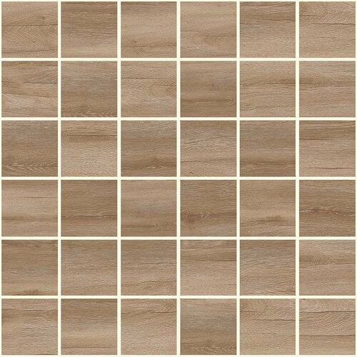 Мозаика Laparet Timber 30x30, коричневая