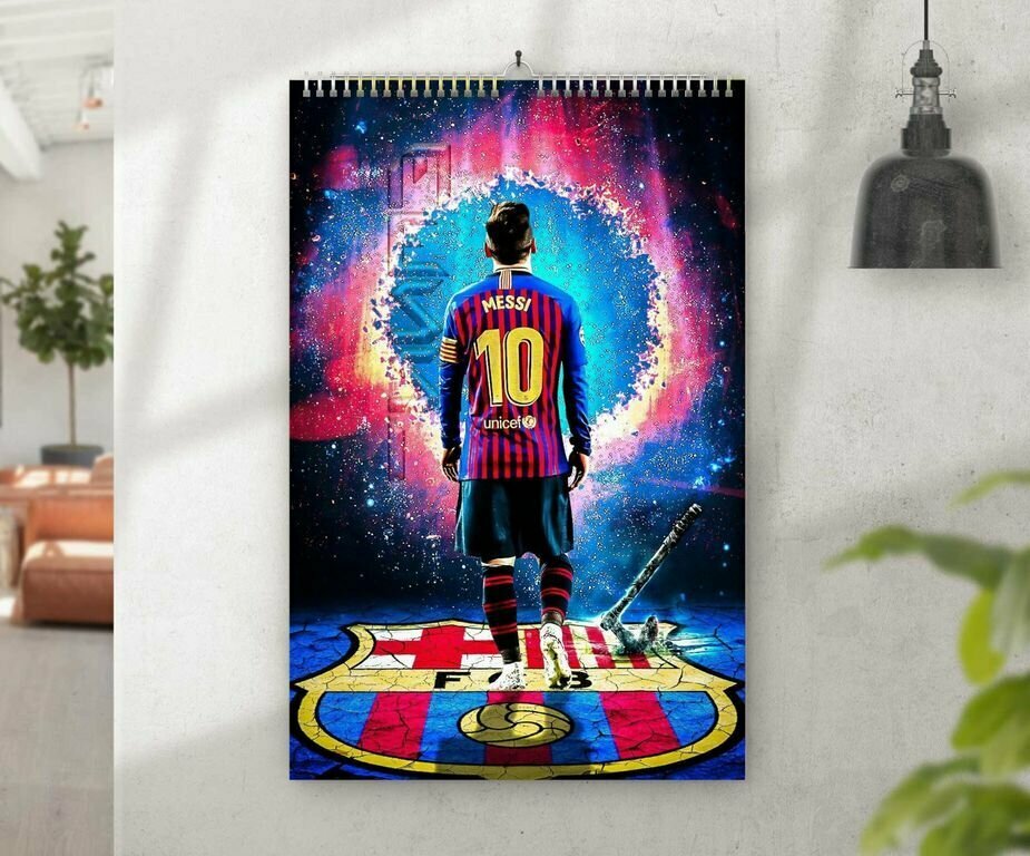 Календарь перекидной Messi, Месси №55