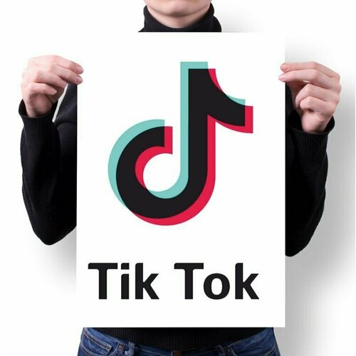 Плакат Tik-Tok, Тик-Ток №4 брелок тик ток 4