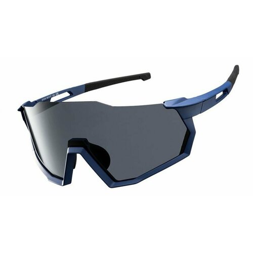 Солнцезащитные очки RockBros, спортивные, поляризационные, зеркальные, для мужчин, синий