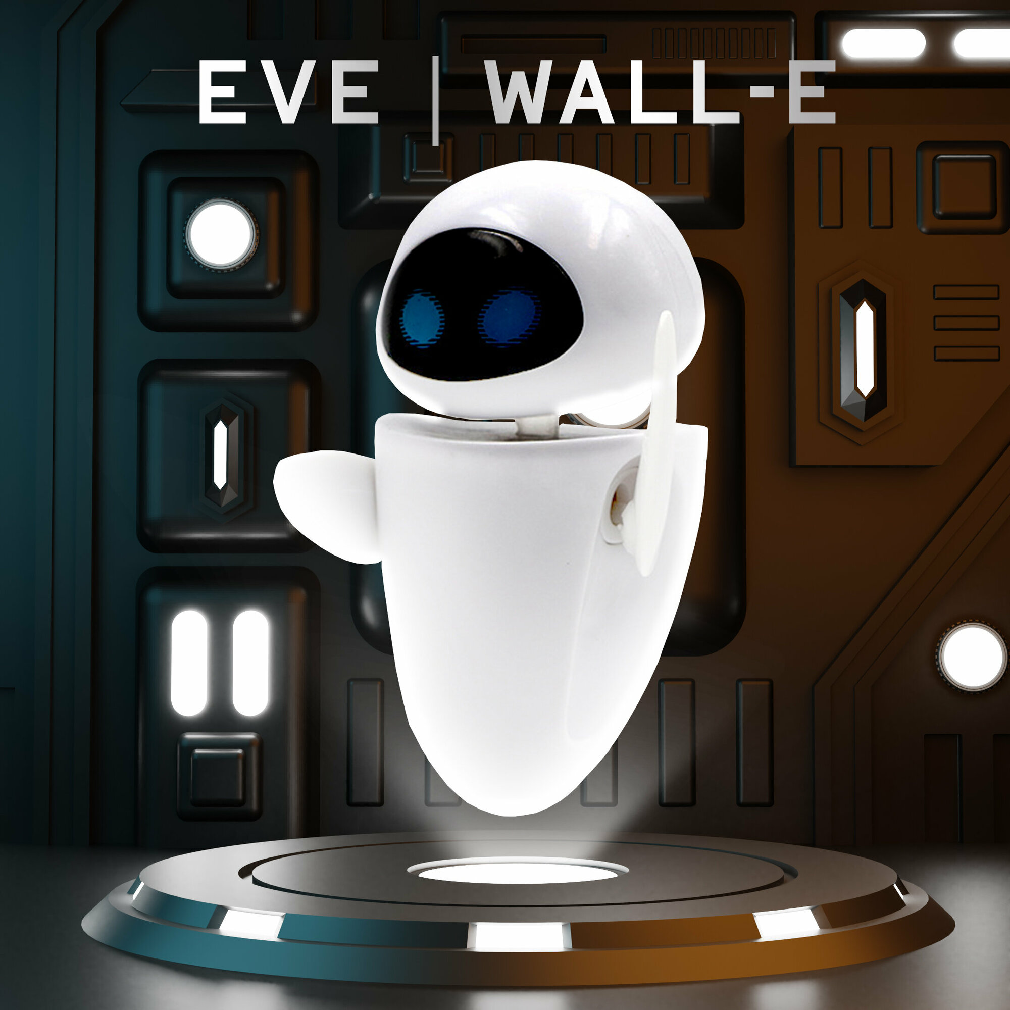 Экшен-фигурка EVE Wall-E / Ева Валли 8 см