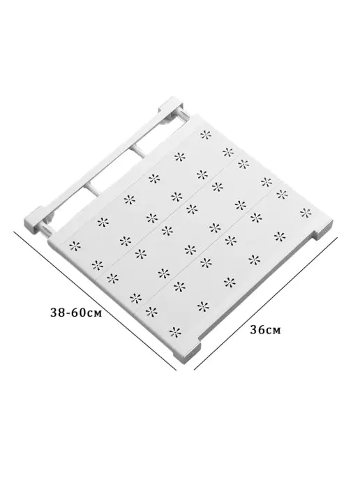 Полка раздвижная размер 38-60*36 см