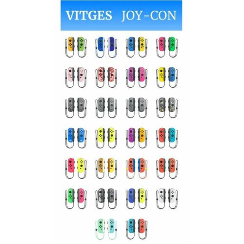 Геймпад VIDGES Joy-Con для Nintendo Switch Джойкон для Нинтендо Свич Нинтендо Свич Олед голубой светло-зеленый 287300₽