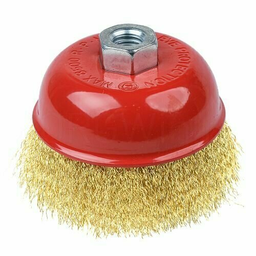 Щётка металлическая чашечная мягкая проволока 100мм*14мм YIDA T876603