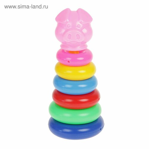 Пирамида Зоопарк Хрюша 22 см 440₽