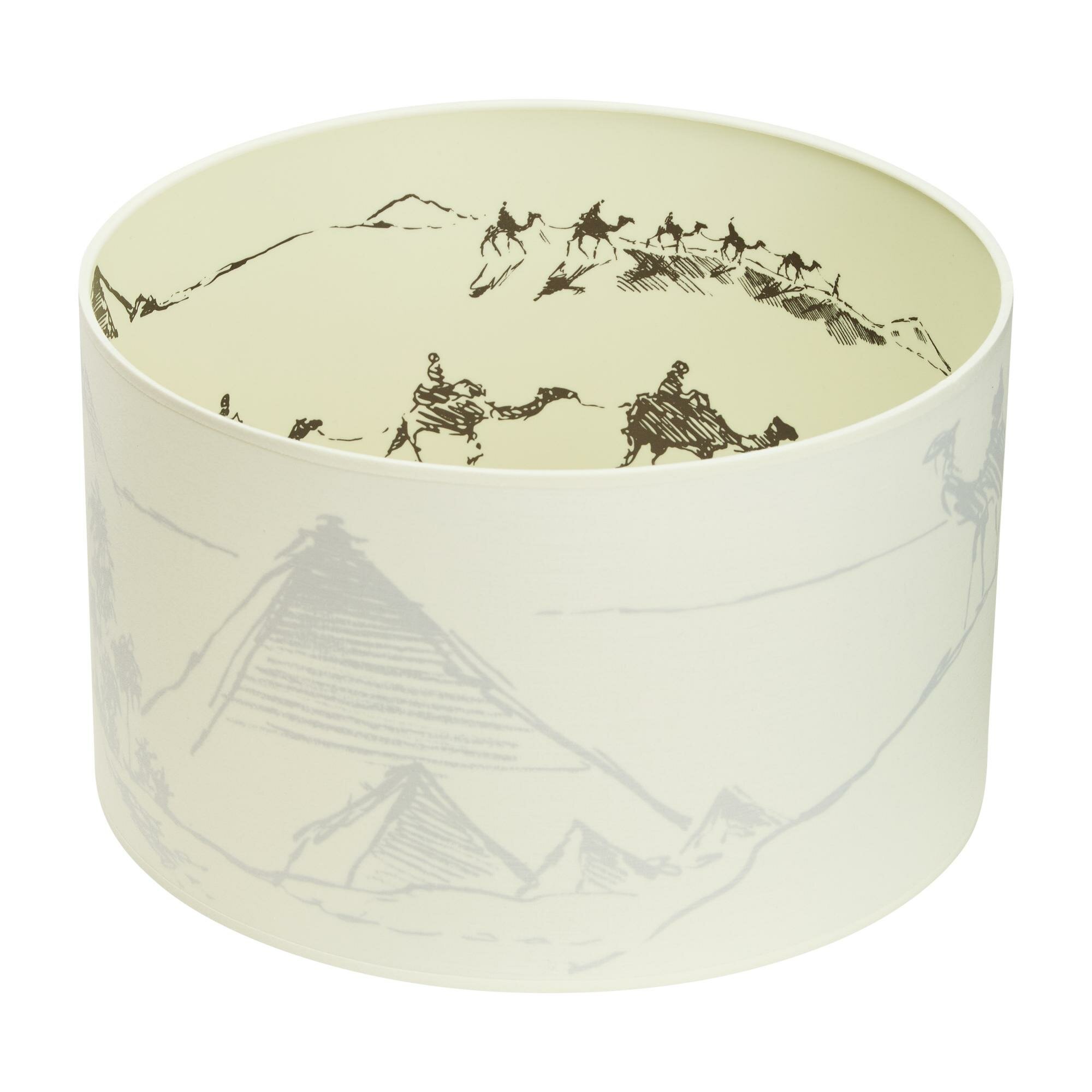 Абажур для торшера 40 см с рисунком «Верблюды в пустыне» RAZSVET RZ-4040-1-R26