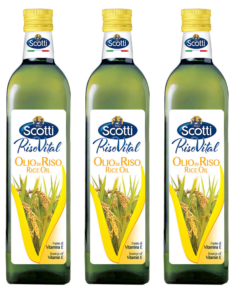 Рисовое масло Risо Scotti Oil 0,75л - 3 шт.