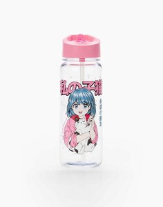 Бутылка для воды с принтом Gloria Jeans GAS013887 разноцветный/розовый для девочек 0