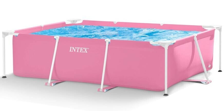 Бассейн Intex Pink Metal Frame 220х150х60см (28266NP)