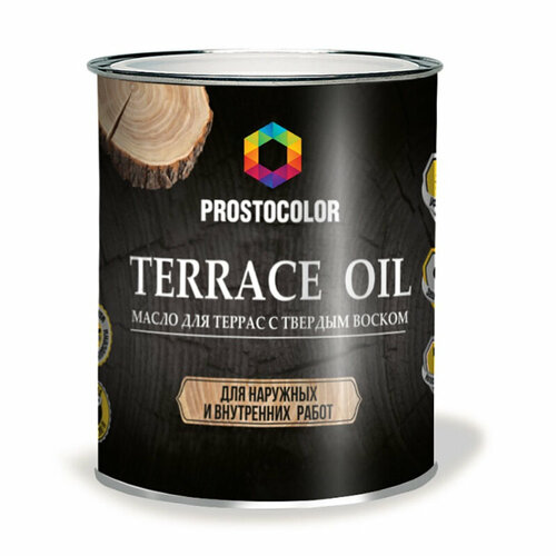 Масло Prostocolor Terrace Oil для террас Белый 0.75 л