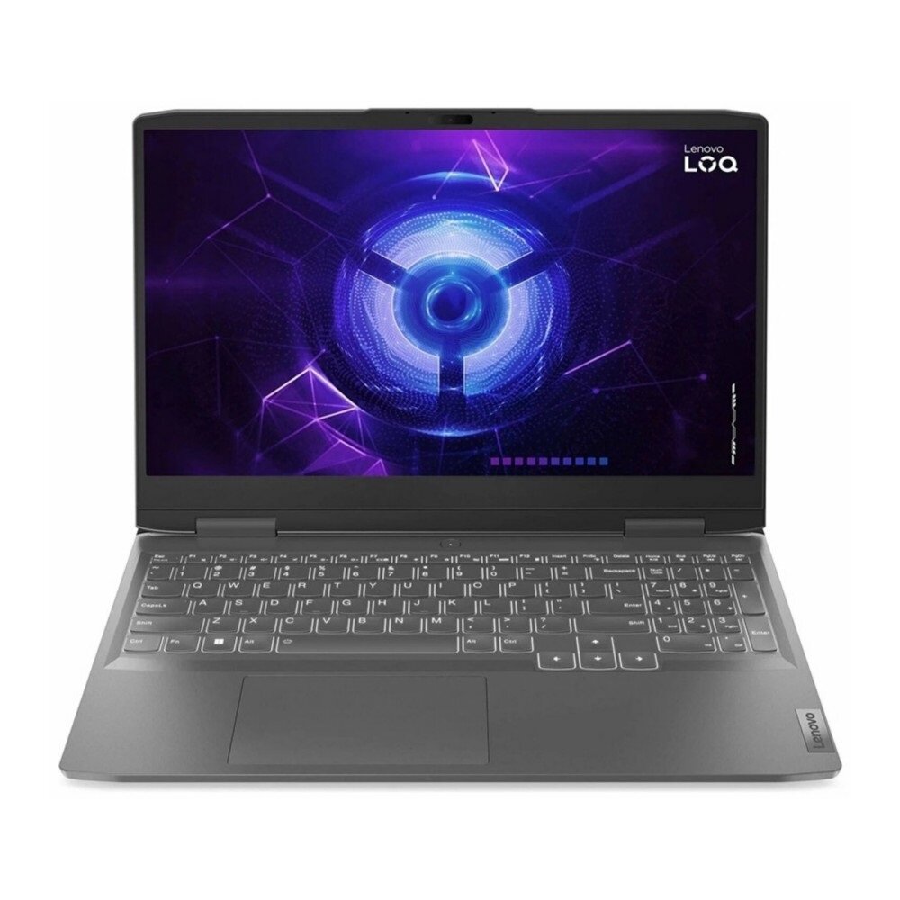 Ноутбук 15.6" IPS FHD LENOVO LOQ 15IRH8 grey (Core i5 12450H/16Gb/512Gb SSD/4050 6Gb/noOS) (82XV00QURK)
