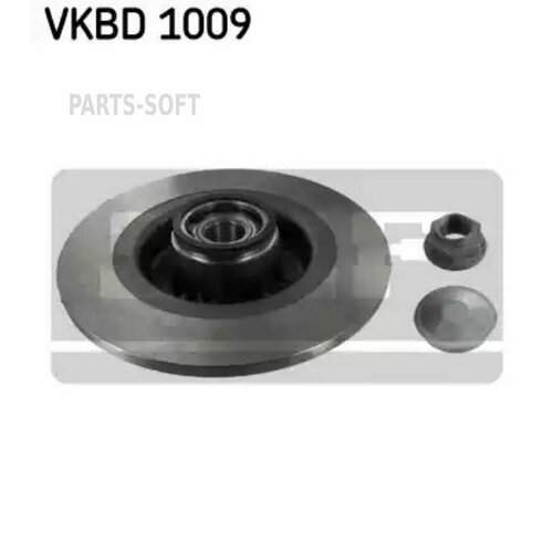 SKF VKBD 1009 Диск торм. зад. с подшип. RENAULT GRAND SCENIC II 04=>