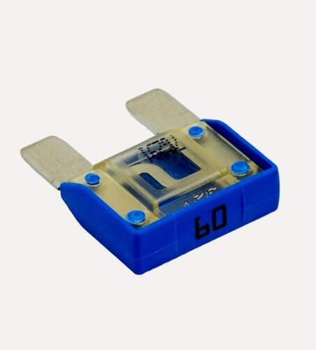 Изображение товара Предохранитель флажковый плоский стандартный MAXI 60A "TESLA" (1шт)