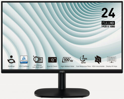 Изображение товара Монитор Msi PRO MP245V 23.8" Black