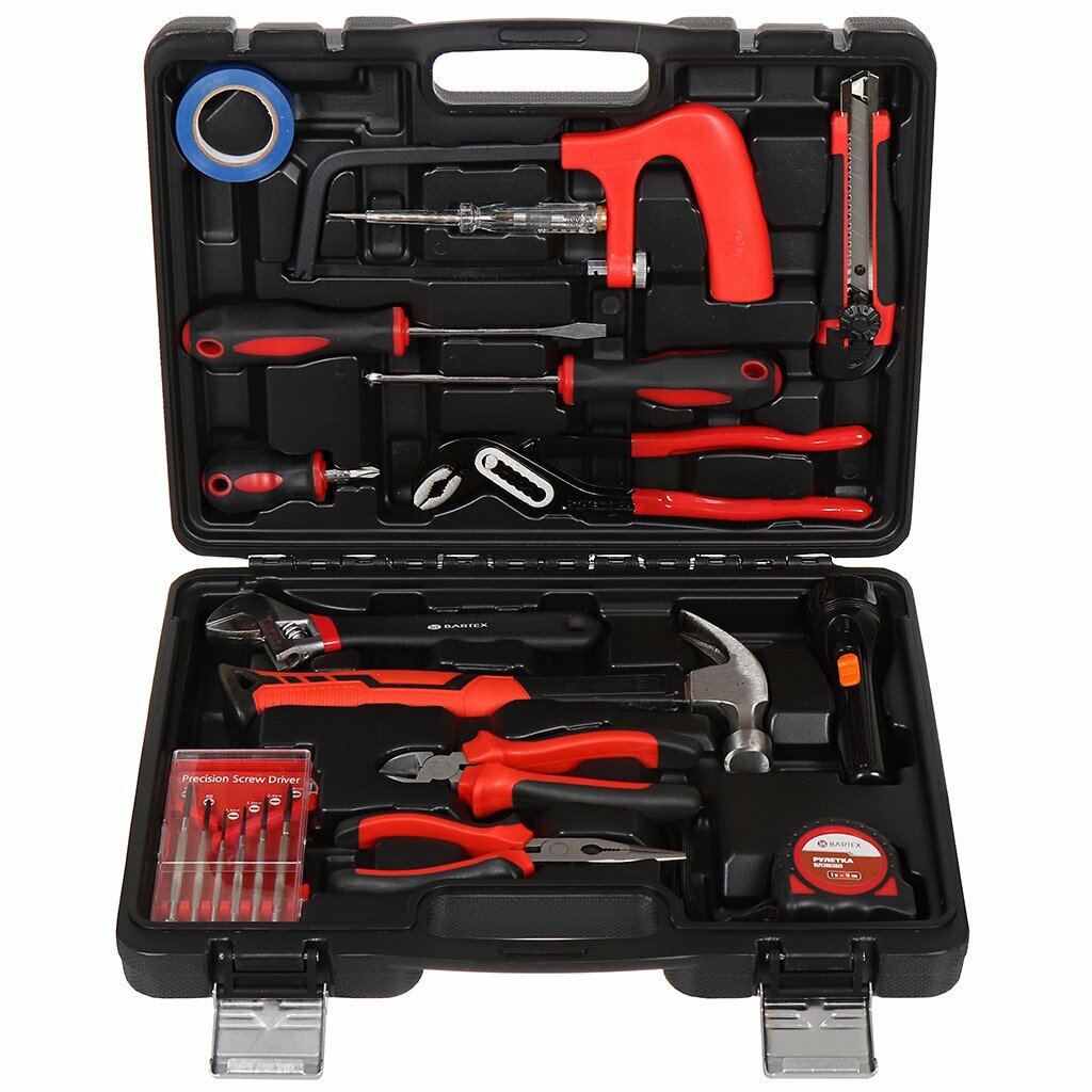 фото Набор слесарных инструментов Bartex, 6-гранные, кейс, 15 предметов