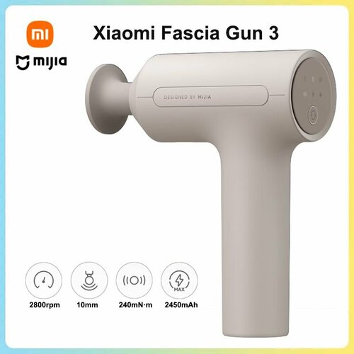 Xiaomi Mijia Портативный массажер Fascia Gun 3 MJJMQ05YM 10990₽