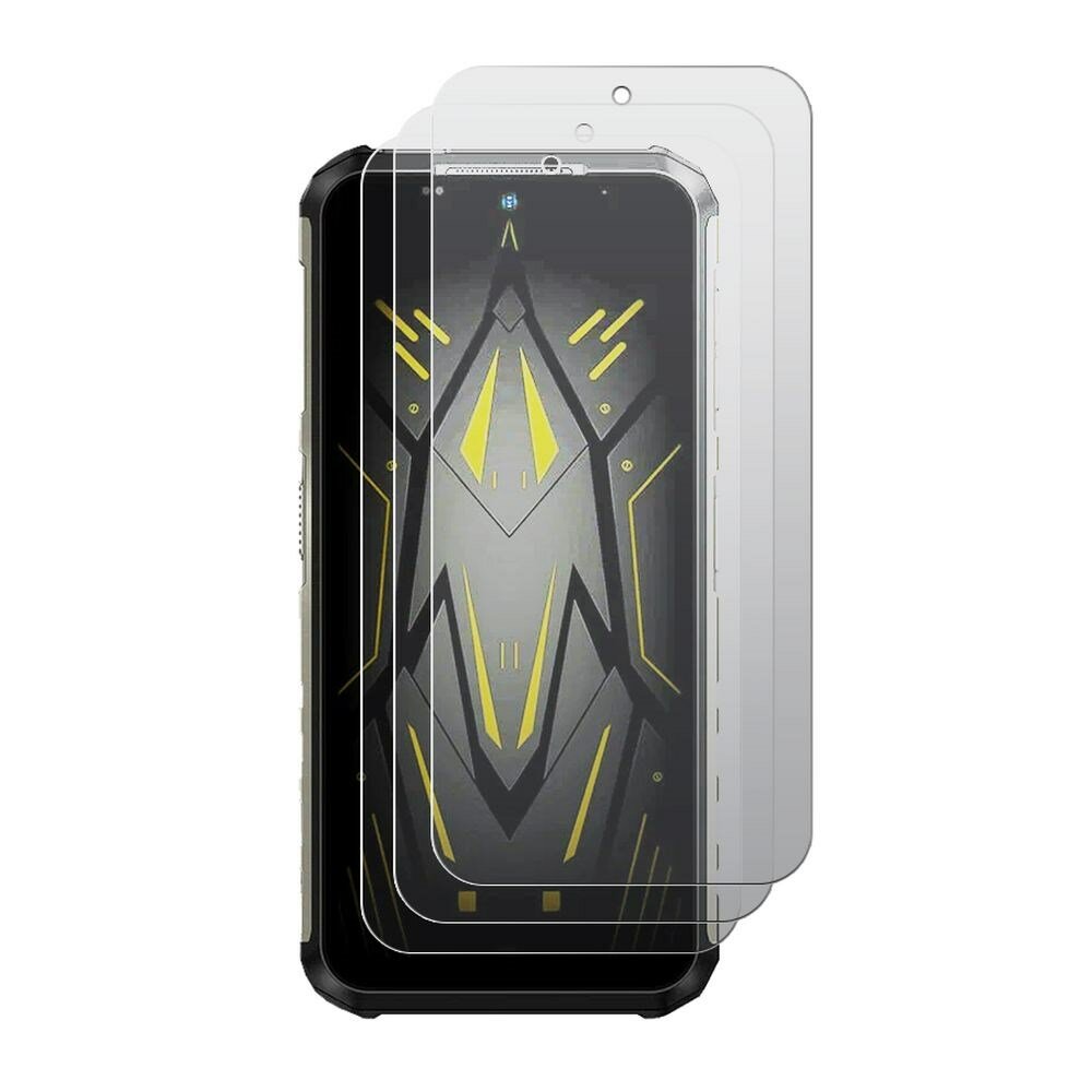 Комплект из 3-х защитных гибридных стекол матовых Krutoff для Ulefone Armor 22