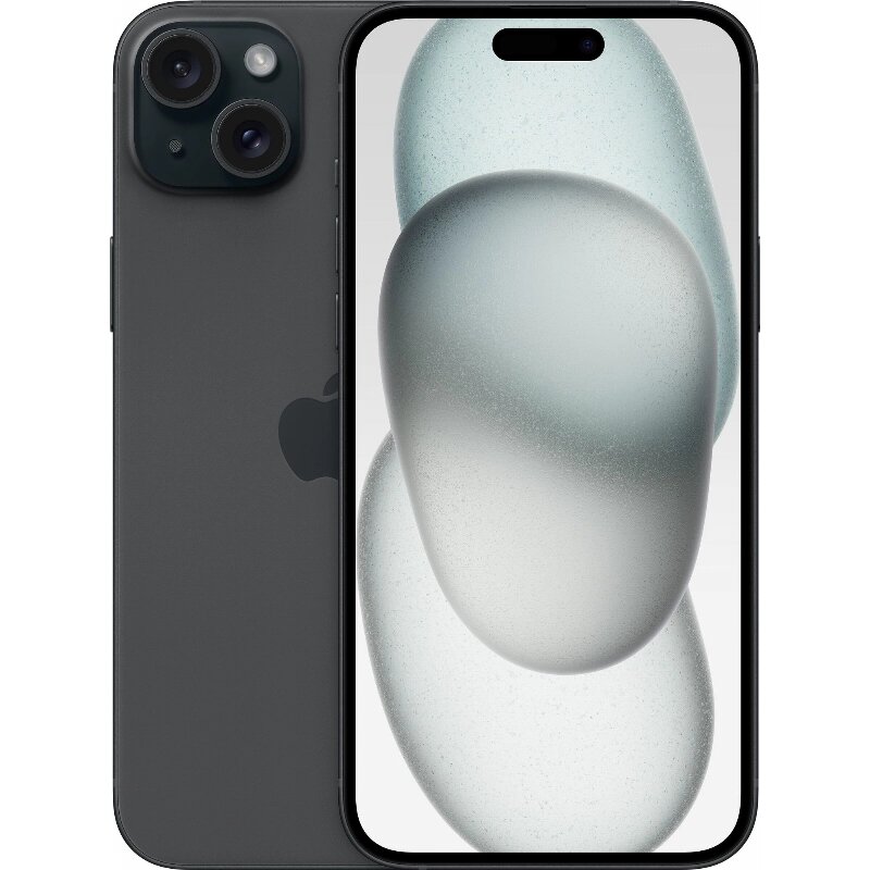 Смартфон Apple iPhone 15 Plus 256 ГБ, Dual: nano SIM + eSIM, Black, черный