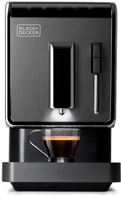 Кофемашина BLACK+DECKER BXCO1470E темно-серый/черный