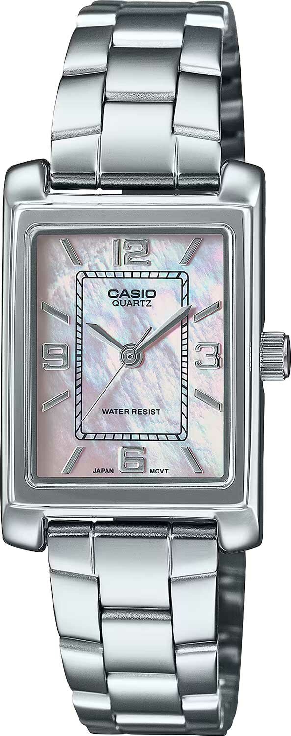 Наручные часы CASIO, серебристый/перламутровый