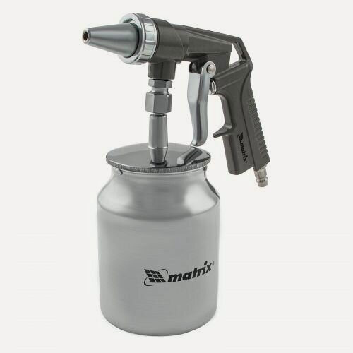 Изображение товара Пистолет пескоструйный Matrix 57326, с нижним бачком, пневматический